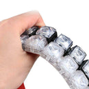 2x Car Flexible 6 LED DRL Daytime Running Light Driving Daylight Fog Light Lamp