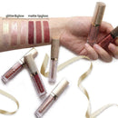 6 Colors Matte Lip Gloss Makeup Lipstick Set Lipstick Liquid Glitter Eyesha C3Y8
