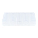 25pcs Nail Powder Bottles,Empty Rhinestone Nail Tips Storage Box Case Plastic