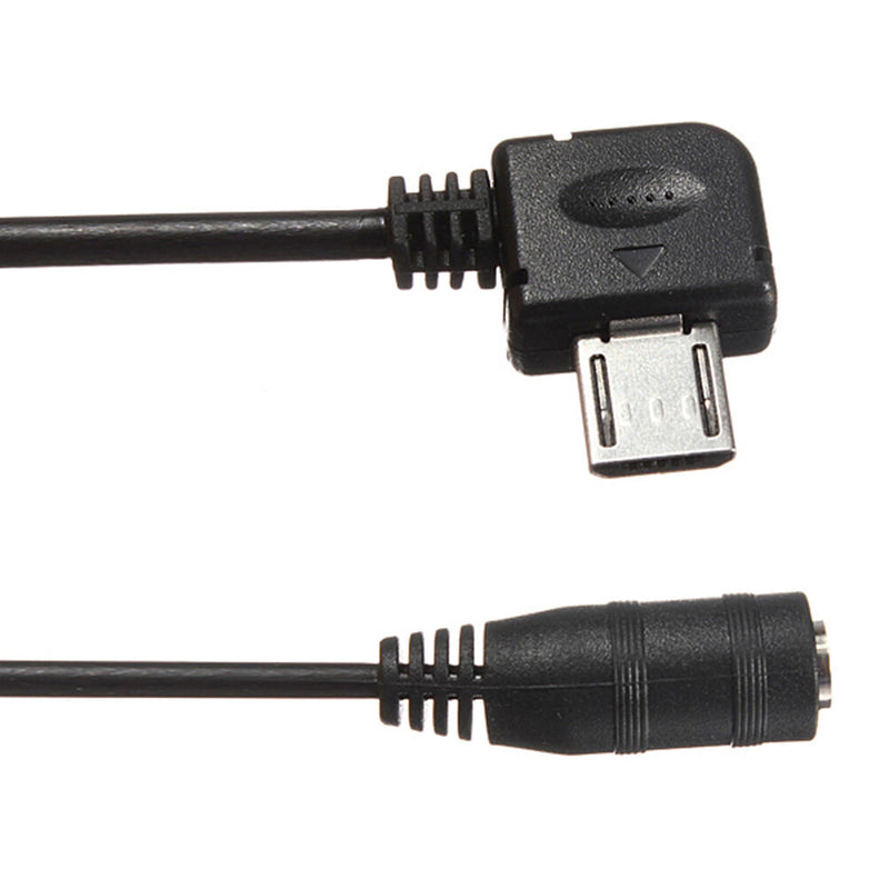 MicroUSB Jack to 3.5mm HeadphoneEarphone HeadsetAdapter Audio Cable Cord Lead ES
