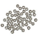 50 spacer metal 6mm metal beads spacer beads rhinestone Y9Y1