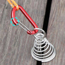 Adjustable Octopus Tent Pegs Stakes Deck Anchor w/ Carabiner Cord Adjuster