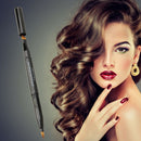 Stylish Black Lip Brush Double-ended Makeup Eyebrow Brush Groomer Tool