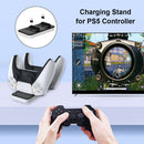 Dual USB C Charging Cradle for DualSense Controller Charger with USB Cable