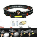 USB Rechargeable LED Headlamp Headlight Head Lamp Torch Flashlight Waterproof AU