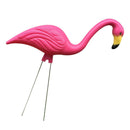 Pink Lawn Pond Flamingo Plastic Garden Party Ornament Decor Looking Down