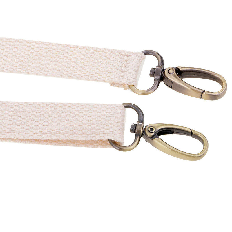 Adjustable Canvas Crossbody Bag Shoulder Bag Handbag Strap Replacement Beige