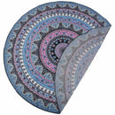 Round Print Bohemian Mandala Tapestry Wall Hanging Picnic Beach Towel Blank E6C9