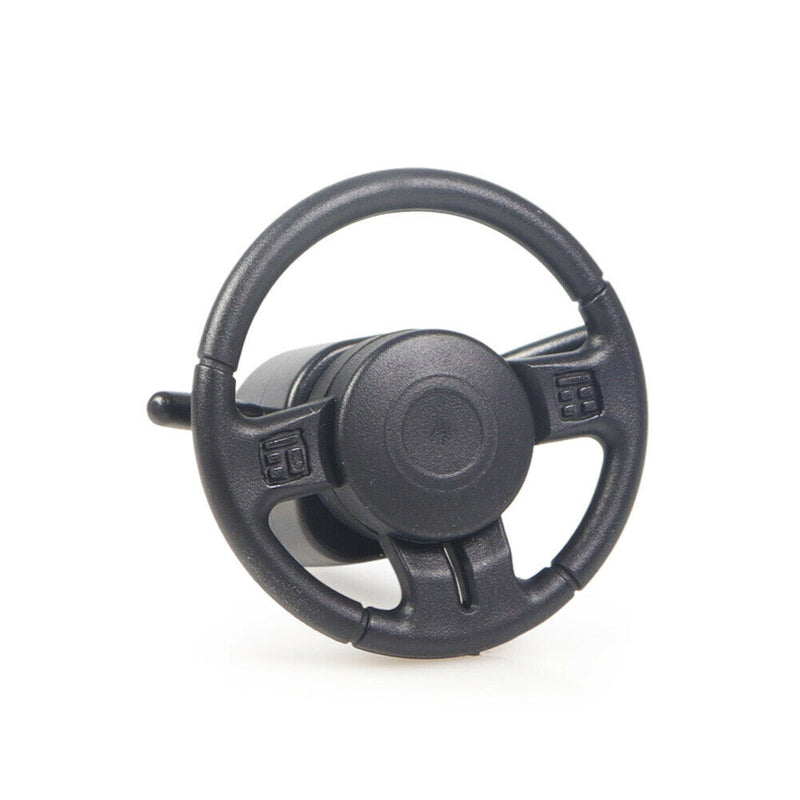 TRX4 SCX10 1/10 Black Simulation Replacement Mini Crawler RC Car Steering Wheel