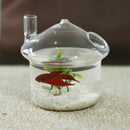 Mushroom-shaped Hanging Glass Planter Vase Rumble Fish Tank Terrarium Conta