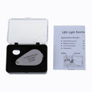 21mm Jewelers Eye Loups Tattoo Magnifier Magnifying Glass with 2 LED 30X