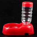 Pet Dog Cat Water Drinking Feeding Fountain Bottle Red F2P8