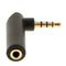 3.5mm Male to Female Jack Adapter Connector Right Angled 4pole Digital Audio