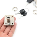 Metal Desk Drawer Dead Bolt Lock For Drawer Box Cabinet Cupboard Panel+2  ME