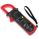 Digital LCD Clamp Multimeter Voltmeter Ammeter Ohmmeter Volt Tester Red