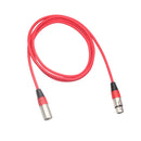 3 Pin XLR Thickened Male to Female Audio Extension Cable Cord Amplifier Wire
