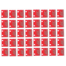 RJ45 Connector Card Kit For Ethernet Sockets Sack Condutor Connector Small Red