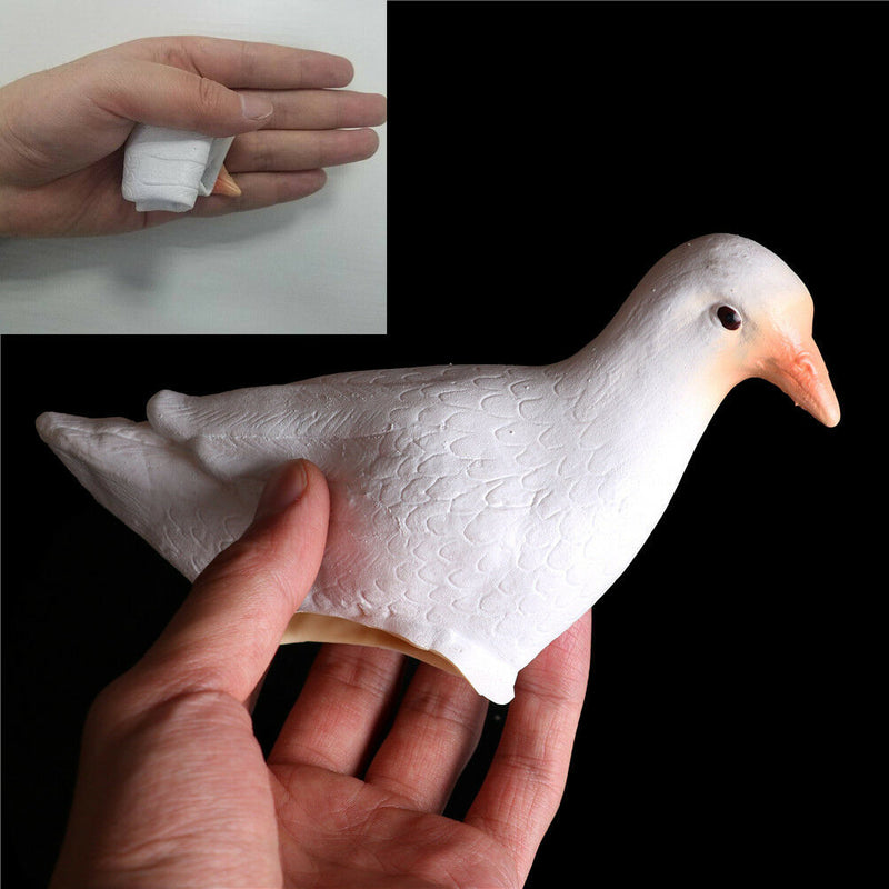 Funny magic Living Latex Dove Dove Magic propClose-up, magic tricks gimmick Z