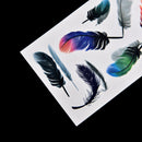 New Large Feather Pattern Removable Waterproof Temporary Tattoo Body Art StiA3C