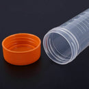 20 Pcs 50ml Conical Bottom Plastic Graduated Centrifuge Tube with Screw Cap S7Y4
