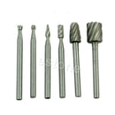 6pcs HSS Routing Router Grinding Bits Burr For Rotary Bosch Tool Useful