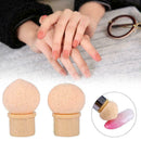 Reusable UV Gel Nail Art Painting Gradient Shading Pen Brush 6 Pcs Sponge H W6R8