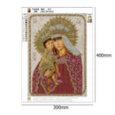 5D DIY Crystal Diamond Painting Religion Cross Stitch Kit Embroidery Mosaic