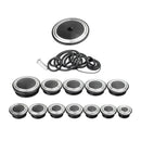 13x CNC Aluminum Frame Cover Decorative Caps for BMW R9T R NINE T 2014-2016