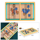 Wooden Fast Sling Puck Game Winner Chess Toys Desktop Battle for Kids Adults