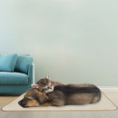 Washable Pet Diaper Pad Waterproof Durable Urine Absorbent Mat (Beige S) A