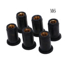 6pcs m6 black well nuts kayak accessories blind fastener rivet fishingboatnut LJ