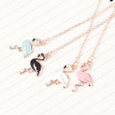 Creative Cartoon Flamingo Pendant Bookmark Stationery School Office Supply 3C