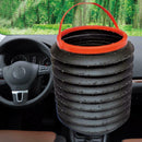 4L Car Bucket Folding Telescopic Water Storage Box Trash Container Black Red