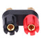 1pc Amplifier Speaker Banana Plug w/ Red+ Black Couple Terminals Connector
