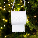 Christmas DIY Roll Paper Bless Pendant Xmas Tree Hanging Decor Ornaments A