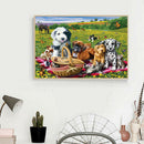 5D DIY Full Drill Diamond Painting Dog Cross Stitch Embroidery Kit (C1128)