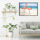 5D DIY Full Drill Diamond Painting Pink Bird Embroidery Mosaic Craft Kit