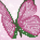 5D DIY Diamond Painting Red Butterfly Embroidery Cross Stitch Mosaic Decor