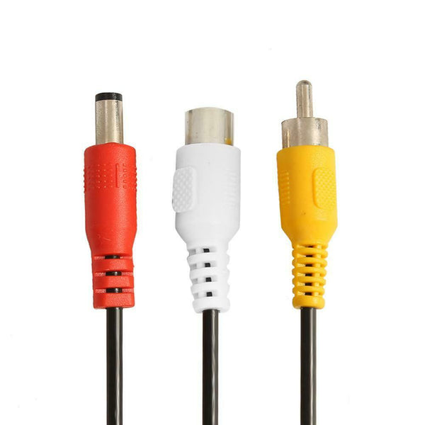 4Pin Aviation Head Male Plug to RCA Female RCA Male DC Male Cable Adapter #gib