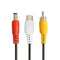4Pin Aviation Head Male Plug to RCA Female RCA Male DC Male Cable Adapter #gib