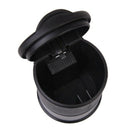 Plastic Cigarette Ashtray Cup Holder with Lid for Office/Home/Car---Black A4P8