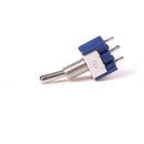 5Pcs ON-OFF-ON 3Pin 3Position Mini Ratching Toggle Switch AC 125V/6A  JR