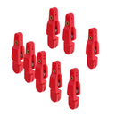 8pcs Offshore Fishing Planer Board Release Clip,Heavy Tension Line Clips Red