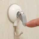 2 Pcs Extra Heavy Duty Lever Suction Cup Hooks Bathroom/kitchen Holder Sucker