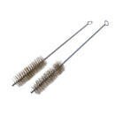 2Pcs 30mm Diameter Brass Wire Tube Brush Cleaning Tool 30cm Long T9P7