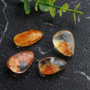 Ghost Phantom Stone Quartz Healing Gems Pendant Crystal Specimens Mi Yellow F8E5