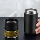 400Ml+200Ml Tea Partition Cup Glass Tea Strainer Mug Bottle Vacuum Flask Wa