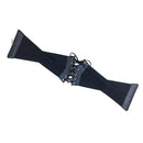 Women's Lace up Wide Belts Elastic Stretch Cinch Band Wrap Dress Decorative