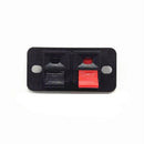 5x 2Positions Push in Jack Spring Load Audio Speaker Terminals Panel Connect ES