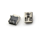 10x Mini USB Female 5 Pin Type B Right Angle xB Socket Connector 2 Legs DIY Z